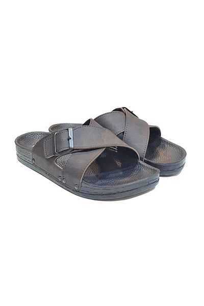 Pierre Cardin Men's Slippers with Cross Buckle