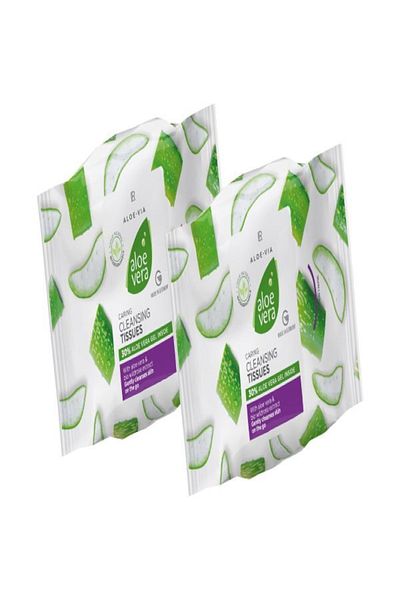 LR Aloe Vera Soft Cleansing Wipes 25 Pieces Set of 2