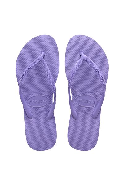 Havaianas Slim Purple Paisley Purple Women&#39;s Slippers