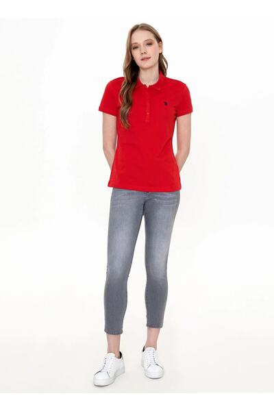 U.S. Polo Assn. Red Women's T-shirt