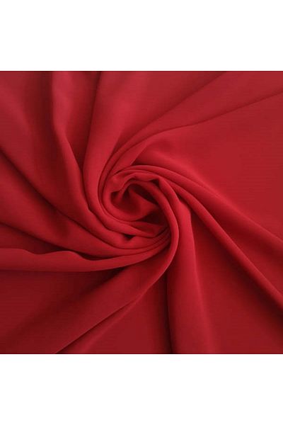 LİLYHOBBYLAND Prayer Headscarf Chiffon Fabric: Red
