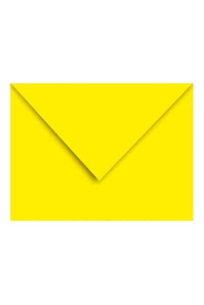 Pera İstanbul 24Pcs 13*18 Yellow Color Envelope Invitation Card Luxury Greeti...
