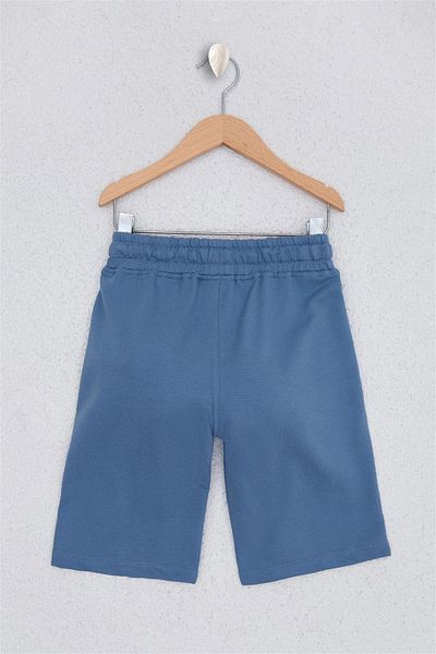 U.S. Polo Assn. Pantaloni scurți tricotati albastri pentru baieti