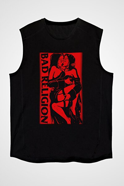 Adrift Μαύρο αμάνικο T-shirt - T-shirt Bad Religion