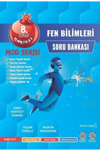 Nartest Yayınları 8. Sınıf Mod Fen Bilimler Soru Bankası