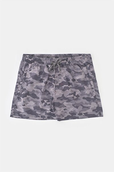 Eros Micro Kısa Kamuflaj Desenli Deniz Şortu