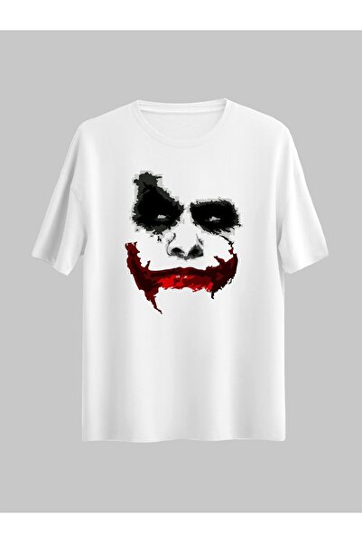 Genel Markalar Joker Tasarımlı Batmen Film Kişiye Özel Dc Evren Hediye Sevgili Unisex Regular Tshirt