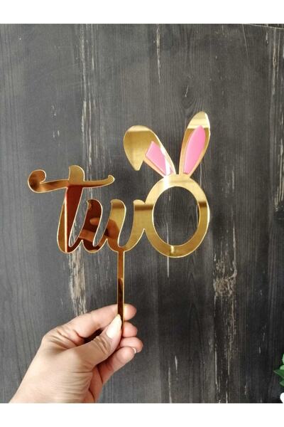 SG TASARIM Two Pleksi Pasta Süsü Tavşan Konseptli