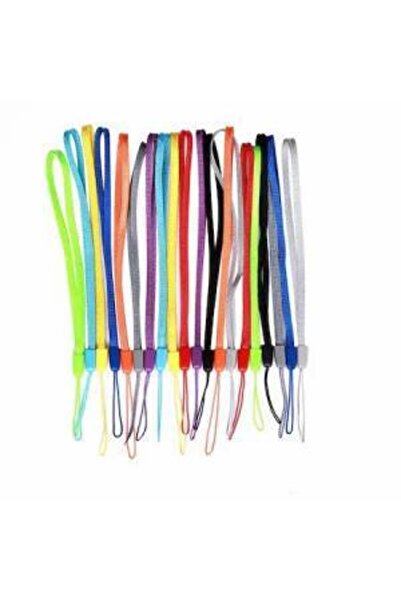 LEDONLİNE 10 Adet Usb Mp3 Kamera Telefon Bilek Askısı Renkli Taşıma Ipi