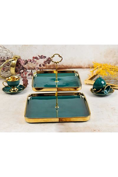 Sembol Luxury Bone Porcelain Layered Cookie Holder
