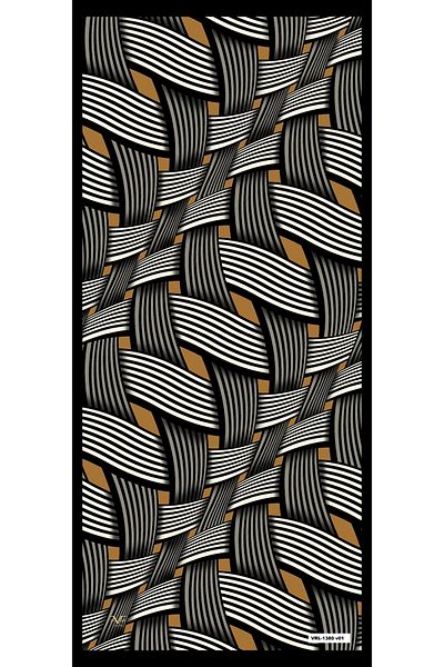 19V69 ITALIA Geometric Pattern Lino Series with Shawl Hanger and Gift Set 90x200 Cm