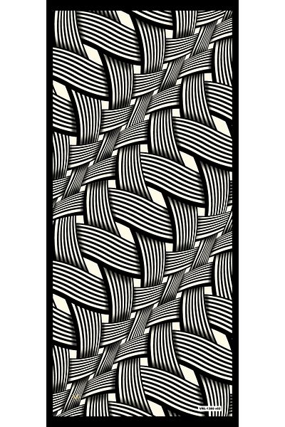 19V69 ITALIA Geometric Pattern Lino Series with Shawl Hanger and Gift Set 90x200 Cm