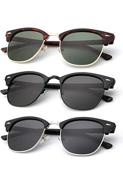 Polo55 Club Master 3'lü Güneş Gözlüğü Seti