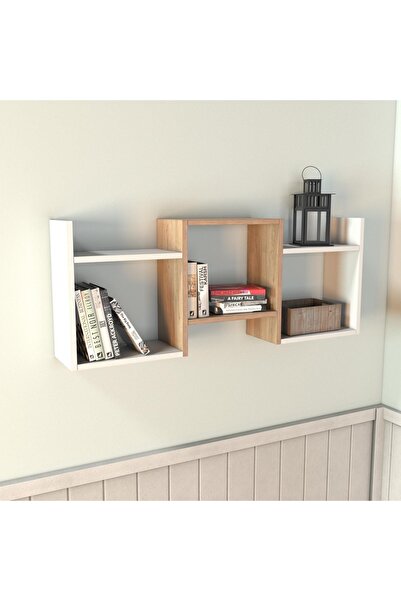 Bimossa X5020 Remus Duvar Rafı Ceviz/beyaz