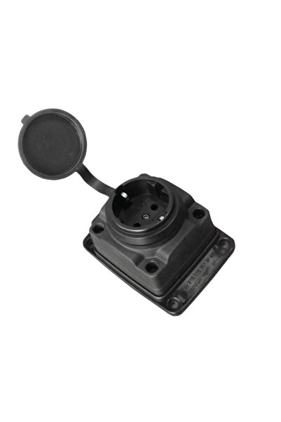 TEM 1x16 Amper Sıva Üstü Kauçuk Topraklı Priz Tse Ve Ce 'li