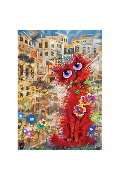 Art Puzzle Red Cat 260 Piece Puzzle