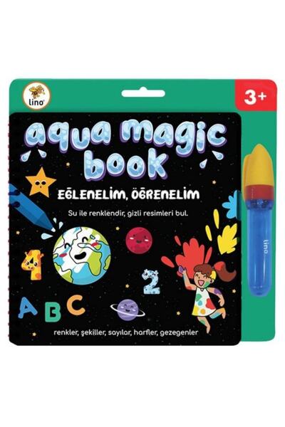 Headu Lino Aqua Magic Book Eğlenelim, Öğrenelim (sihirli Boyama Kitabı)