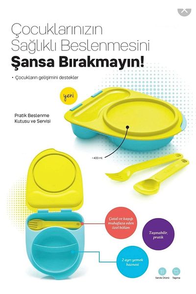 Tupperware Kids Lunch Box And Storage Container