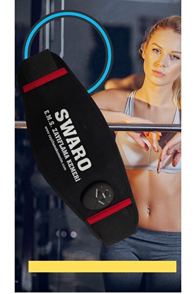 SWARO Şarjlı Kemeri Yag Kas ,sıkılaşma Masaj Titreşim Incelme Egzersiz Yardımcı Göbek Eritme