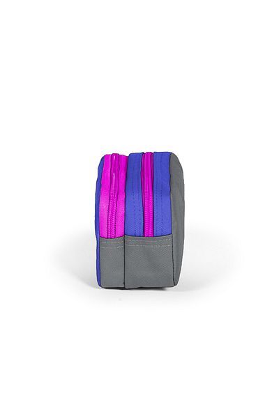Coral High Sport Lavender Gray Two Compartment Pencil Bag 22278