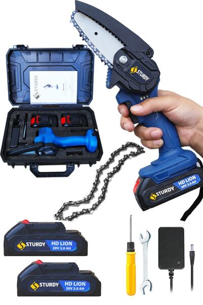Sturdy Power Tools Japon Tech. Pro.20 Volt 2 Amper Sjs Şanzuman Çift Akülü Ye...