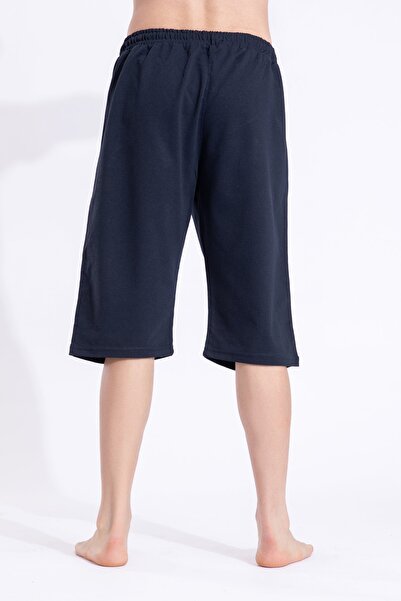 TAMPAP Плюс розмір чоловічих капрі на блискавці з кишеньковою блискавкою Blr08