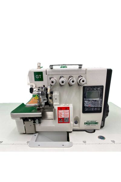 SEVMAK Sk-04gt-ubt 4 Iplik Tam Otomatik Akıllı Elektrikli Iplik Kesicili Overlok Makinası