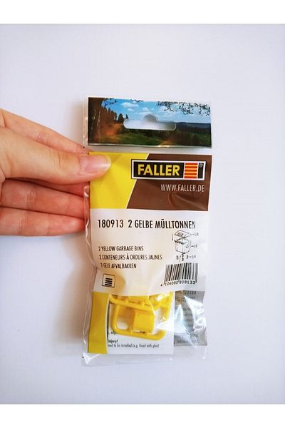 Faller 1:87 Ho 2 Pieces Garbage Container180913-miniature Model