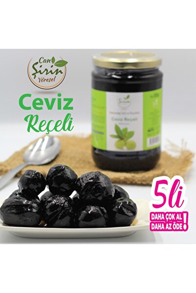 Can Şirin Yöresel Ceviz Reçeli 850g 5li Set