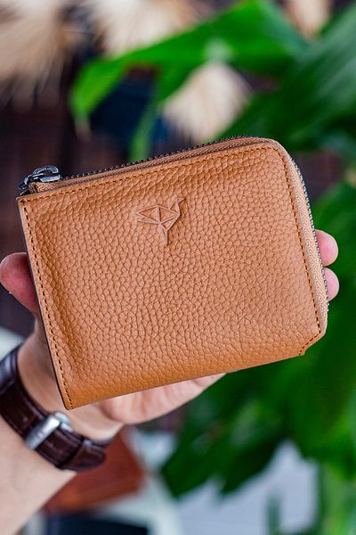 Garbalia Πορτοφόλι Unisex από γνήσιο δέρμα Leeds με φερμουάρ