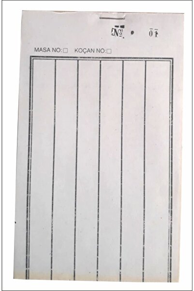 Matbaalife Yazboz Oyun Kağıdı (kahveci Kağıdı) 10x17cm 100 Yaprak Numaralı 1 ...