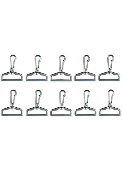 SAR 10 τεμάχια Zamak Wire Bag και Hook Keychain 4 cm