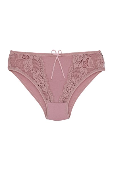 Zena 5-Piece Cotton Women's Panties with Lace Detail on the Front