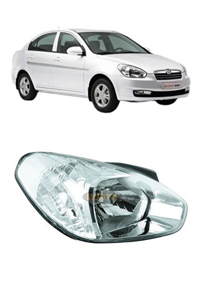 AYFAR Accent Era Sağ Far Beyaz Sinyalli (YOLCU TARAFI) | Hyundai Accent Era