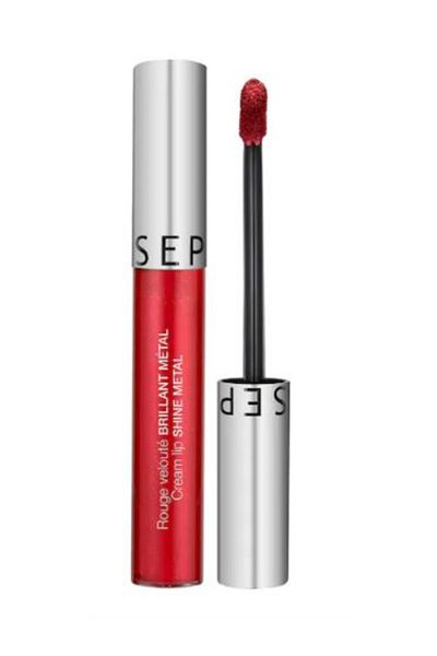 SEPHORA COLLECTION Cream Lip Shine Metal Lipstick-26 Vermillon Fusion - 5 Ml