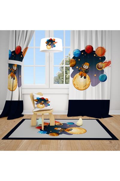 MODA Зовсім інша дитяча кімната Планети Двоє крил Фон завіса Bmfp-146