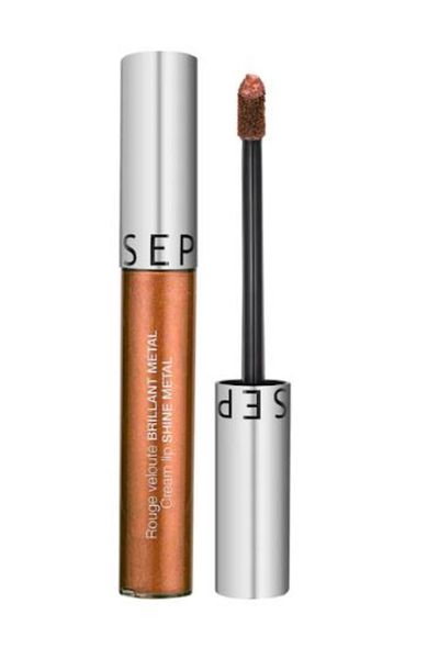 SEPHORA COLLECTION Cream Lip Shine Metal Lipstick-28 Mocha Rush - 5 Ml