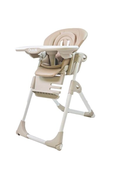 Duux Alkon Yatarlı Portatif Katlanabilen Yükseklik Ayarlı Mama Sandalyesi Bej