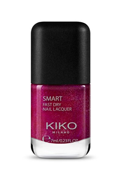 Kiko Smart Fast Dry Nail Lacquer 15 Oje Pearly Cranberry