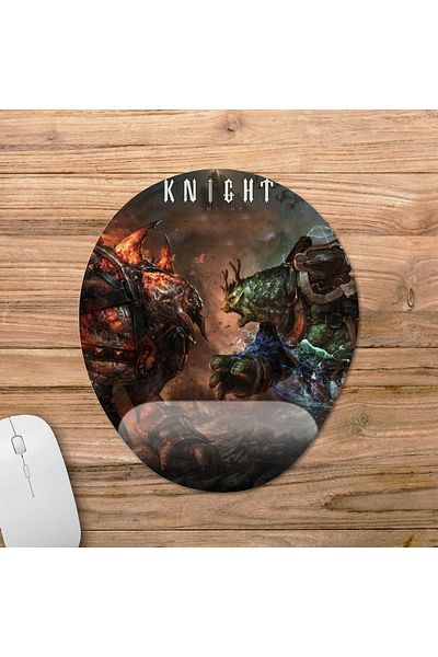 Pixxa نموذج لوحة ماوس يدعم المعصم Knight Online - 1 بيضاوي