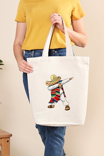 Müzik Reyonu حقيبة حمل من القماش المكسيكي سينكو دي مايو