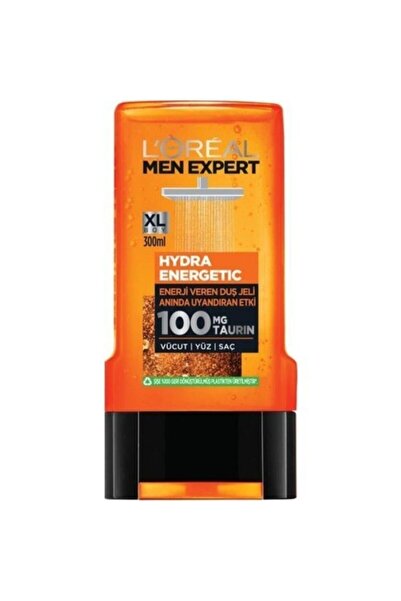 L'Oreal Paris Men Expert Men Expert Hydra Energetic Taurin Içeren Duş Jeli 300 Ml 3'lü Set