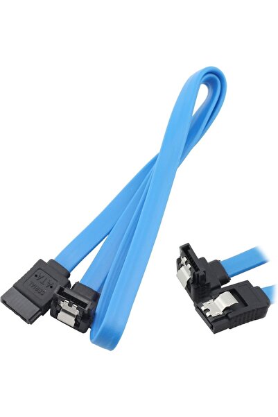aogo Sata 3.0 Kilitli Hdd Ssd Sata Data Bağlantı Kablo 90 Derece Sata L Kablo Sata Iıı 6.0 Gbps