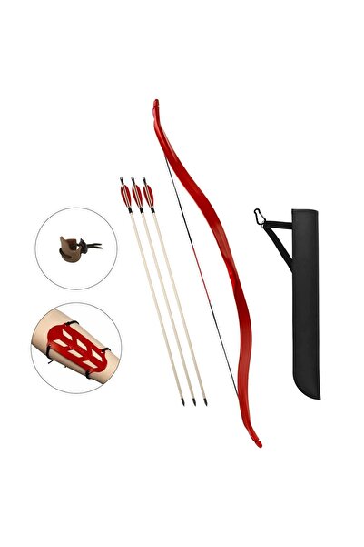 NAVEK Geleneksel Okçuluk Çocuk Seti Kırmızı