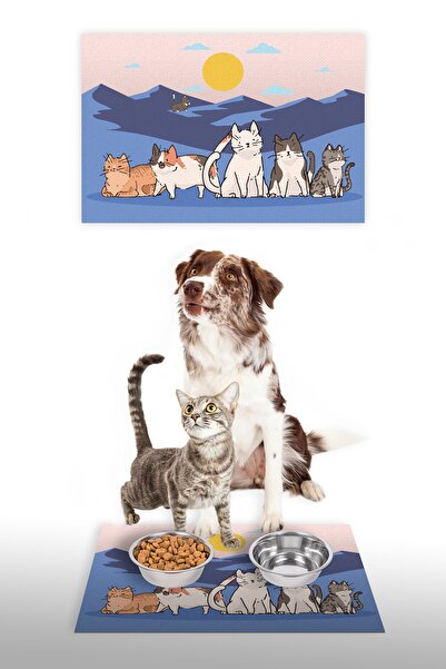 Vagonik Digital Printed Decorative Multi-Purpose Food Mat Food Mat