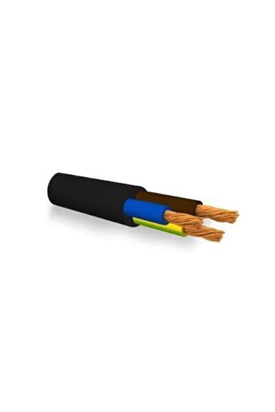 Genel Markalar Çok Telli Cca Ttr Kablo 3 X 1,5 Mm 100 Metre Siyah Renk