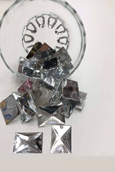 Bontex Прозорий прямокутний пластиковий стовпчик 1 упаковка 10 штук – намистини