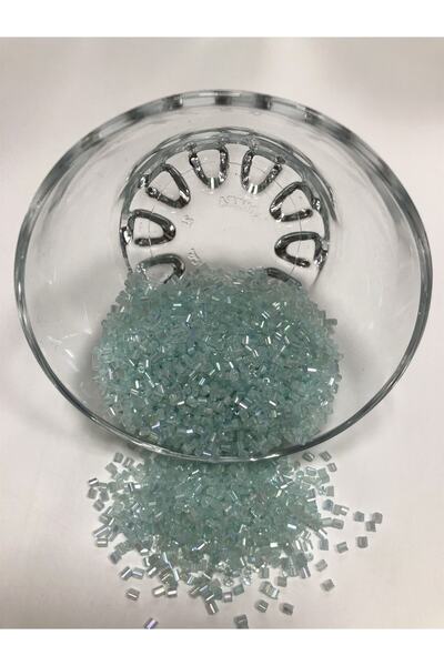 Bontex Svetlozeleni rezani perli 1 pakovanje 50 grama veličine 2-2.5 mm – perle