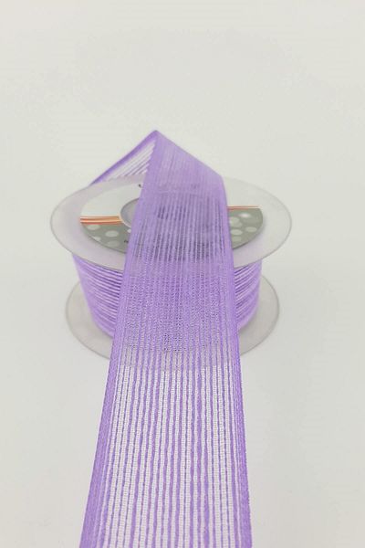 Bontex Lilac Linen Effect Ribbon Width 4 cm 1 Meter – Ribbon – Ribbon