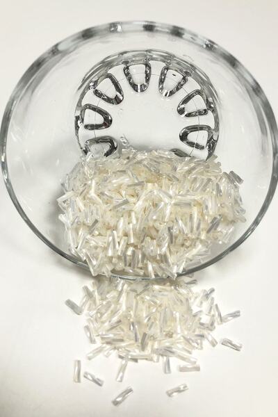 Bride Aksesuar Dünyası Sortiment de mărgele: Mărgele cremă tip țeavă răsucită...